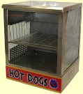 Hot dog warmer cabinet