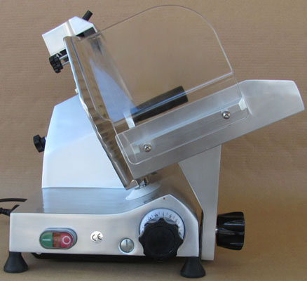300mm ROVTEX meat slicer - side view