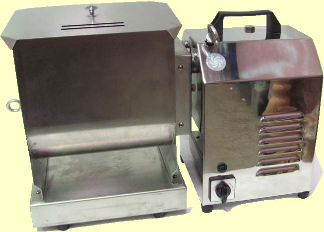 Commercial quality meat mixer as an attachment to Rovtex meat mincer