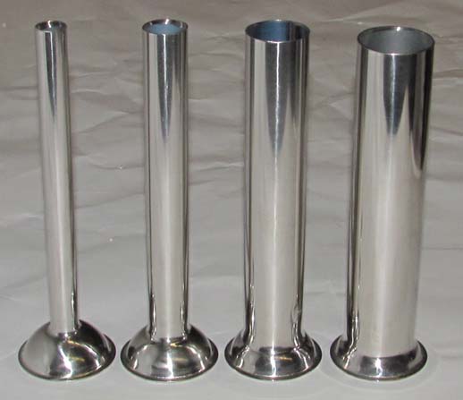 Stainless steel funnels for Rovtex sausage fillers