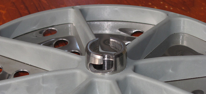 grating disc lock fitting for ROVTEX commercial vegetable cutter