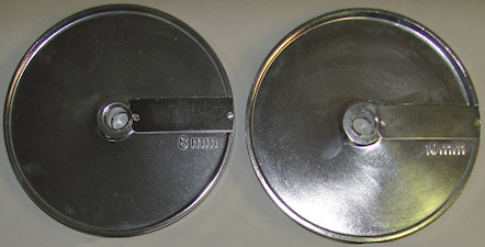 slicing aluminum disc 8mm or 10mm used for dicing and French fries vegetable cut
