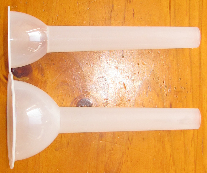 sausage nozzles / funnels for meat mincer #8 and #22